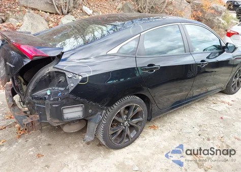 2019 Honda Civic Sport from USA, damaged, VIN 2HGFC2F86KH504725